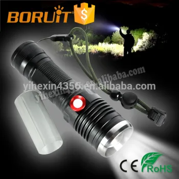 2017 Zoom Flashlight 1600lm CREE XML-T6 Tactical LED Flash light Torch