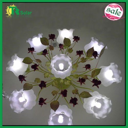 Fashion Modern wrought iron Rose Flower 9 Lighting For Bedroom, Living room, Coffee Shop, ect