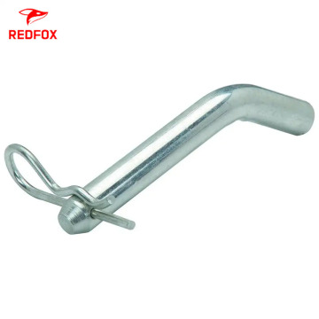 USA Zinc Plated Cold Draw Steel Hitch Pin Clip - 5/8 In. X 3 In. SAE J684 / V-5