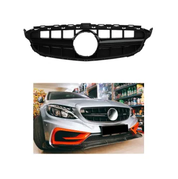 2014-2018 Mercedes-Benz C-Class W205 AMG Front Grille - Car Hood Grille Upgrade