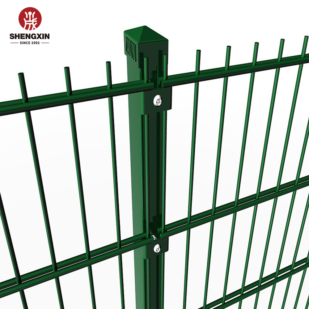 Recinzione a doppio filo 656 con rivestimento in polvere