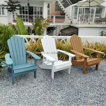 Wholesale High Quality Waterproof Outdoor Garden Plastic Wood Adirondack Folding Chair for Adults