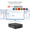 Komputer desktop pc mini tanpa peminat murah