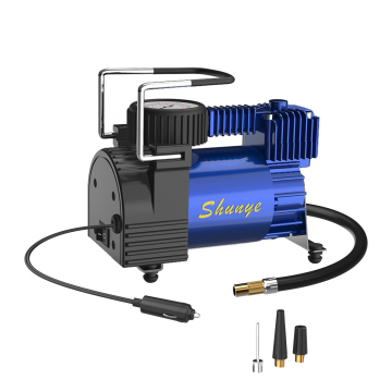 Portable Heavy-Duty 12V Car Air Pump: 150PSI Tire Inflator with Metal Compressor
