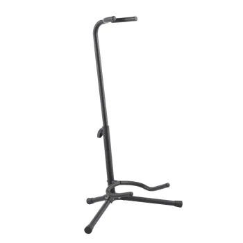 Leilei New Design Black Portable Guitar and Bass Floor Stand for Wholesale