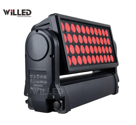 City Light IP65 Waterproof LED Wash Moving Head Light 44x10W 4IN1 RGBW Outdoor Wall Washer