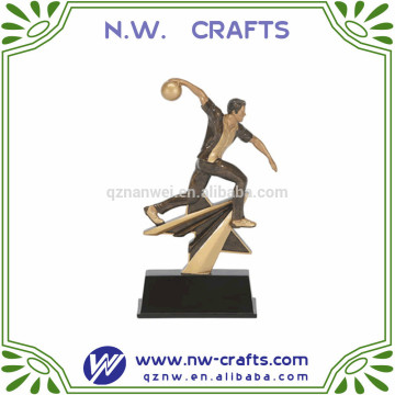 Wholesale resin bowling sport souvenir gift