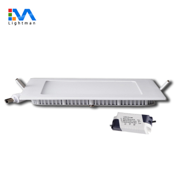 6Watt 120x120 mm Square empotramiento del techo LED del panel delgado