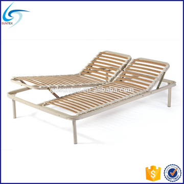 Metal bed design manual slatted adjustable bed frame