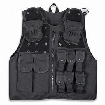 Kamizelka taktyczna regulowane policji wojskowej technologii szycia wysokiej wytrzymałości i zamknięcie na zamek