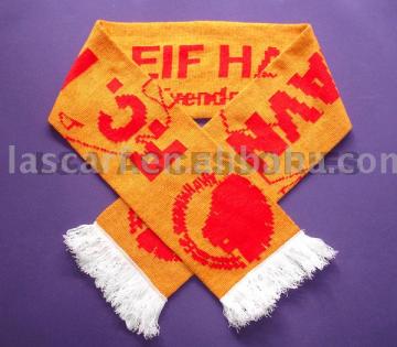 football scarf in match for supporting 130*17cm size