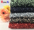 Tyg Tillverkare Velvet Fabric Sequin Spandex Fabric