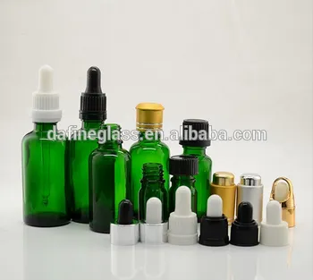 10ml empty round green glass e-liquid bottles empty green glass essential oil bottles with droppers