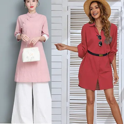 Fireproof Cotton Viscose Blended Fabric Plain Woven Fabric