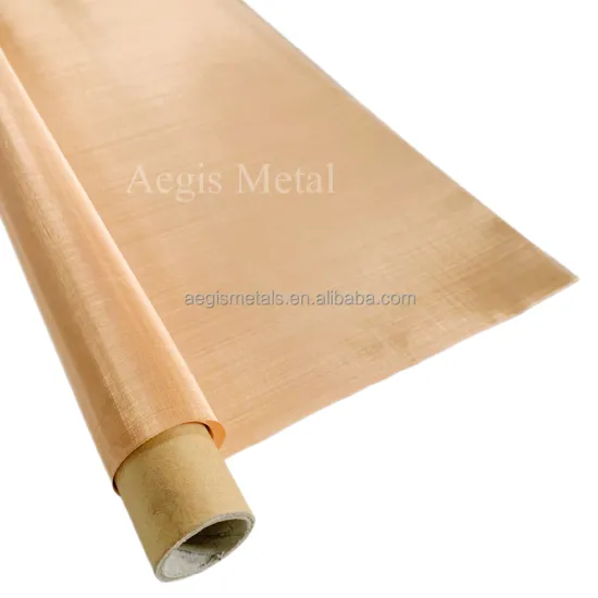 200 220 250# Pure Red Copper Metal Mesh Screen 400 Mesh Copper Mesh