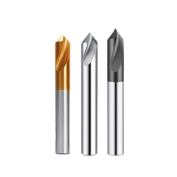 Custom HSS Co Tungsten Carbide Center Chamfer Spot Drill Bits 3-20mm Diameter 50-250mm Length