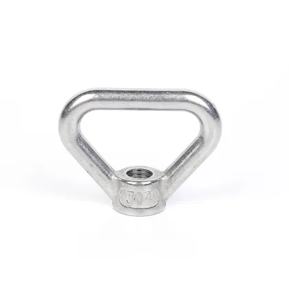 Stainless steel long horn M6 butterfly nut
