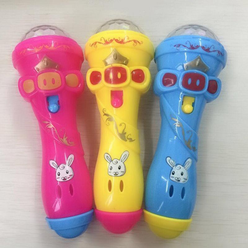 Fun Lighting Wireless Microphone Model Gift Music Karaoke Cute Children Mini Toy Fun Gift Toy Musical Instrument