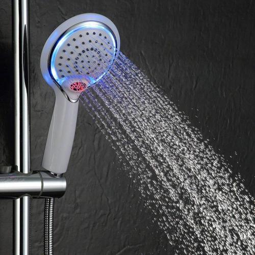 Water save big spray round handheld shower set