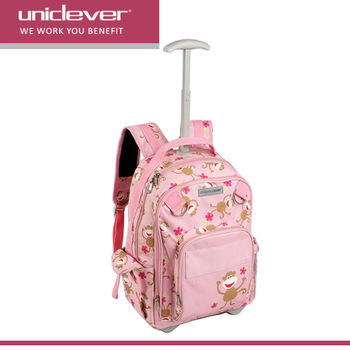 Kids School Bag With Wheels For Girls