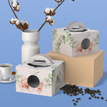 Wholesale Custom Design Quality White Cake Pastry Boxes with Window