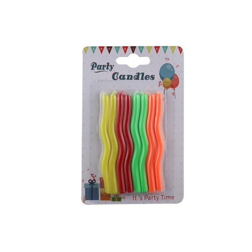 Wholesale Birthday Party Colorful Spiral Wax Candles