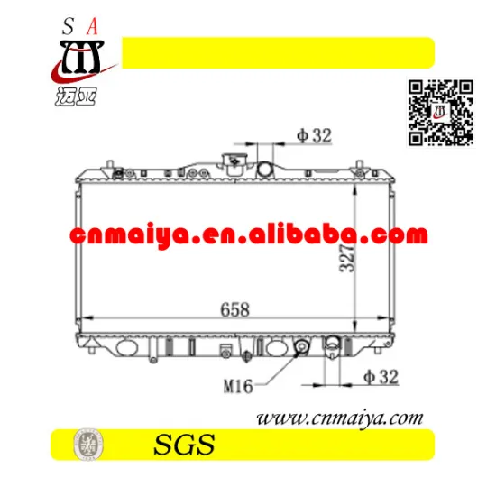 19010-PK1-013 radiator for Japanese cars