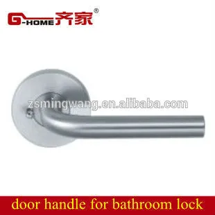 304 stainless steel door lever on rosette