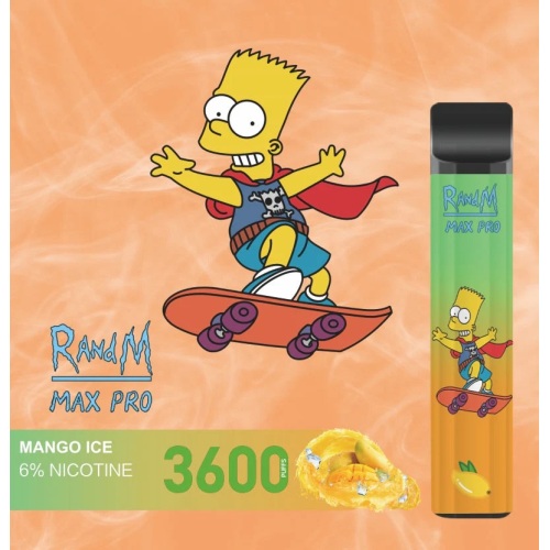 Randm Max Pro Tek kullanımlık Vape 3600 Puflar