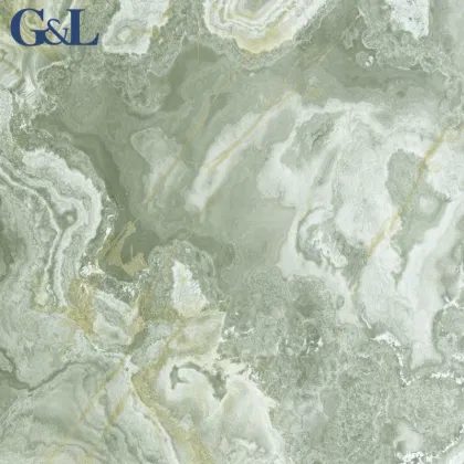 Chinese Style Green Jade Sintered Stone Wall Panel 1200x2400mm