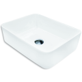 Lavabo de cerámica de baño de color blanco