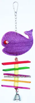 purple loofah Bird Toys