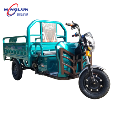 Small Electric Tricycle for Single-Person Use with 1 Ton Cargo Capacity