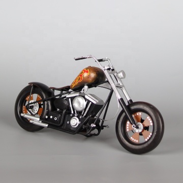 Ornement en métal de moto Harley simulé pour la décoration et les cadeaux de la maison