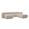 Durable And Stable High Density Sponge Corner Sofas