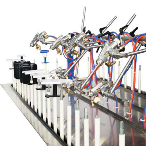 length 2.2m mini spray paint machine