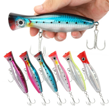 Lures popper en eau salée de haute qualité - Poppers de pêche en gros 43g de grosses basses