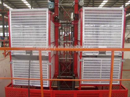Construction lifter, building hoist, elevator