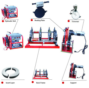 90-315mm Hydraulic Butt Fusion Machine for Plastic PE Pipe Welding
