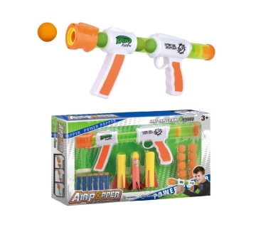 Multi-functional 3-in-1 Gun Toys: A Versatile Air-Powered Rocket Shooter for Kids