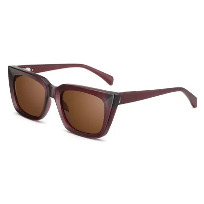 TR90 Fashion Men's Polarized Vintage Luxury Square Sun Glasses