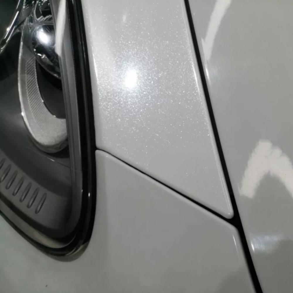 Diamond Sparkling White Car Wrap Vinyl