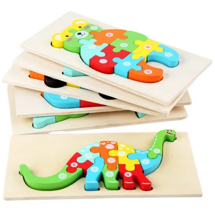 Factory Sale: Children's Wooden Montessori Puzzle Toys - Educational Kid Wood Jigsaw Puzzles