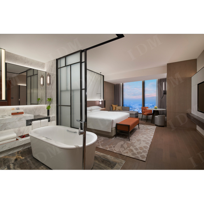 Diseño moderno de muebles de dormitorio de hotel de cinco estrellas