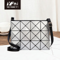 Customize geometrical rhomboid bag with one shoulder sloping cross small square bag for ladies