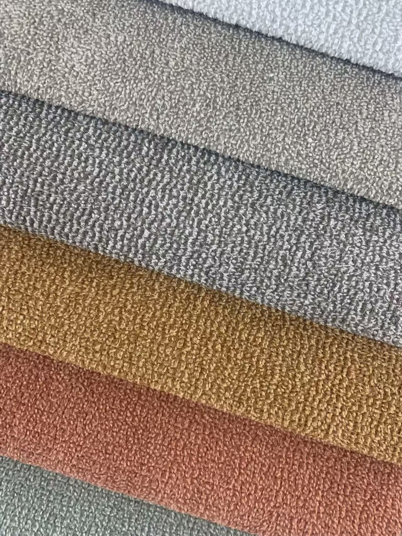 Luxury Plain Upholstery Fabric for Sofa and Furniture