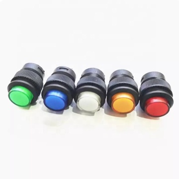 Knop Zelf-reset schakelaar met vergrendelschakelaar 2pin/4pin 16 mm