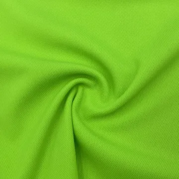 Fluorescent Color Sportswear Pure Polyester Mesh Cloth
