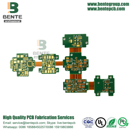 PCB ENIG de alta precisión Rigid-flex 4Layers