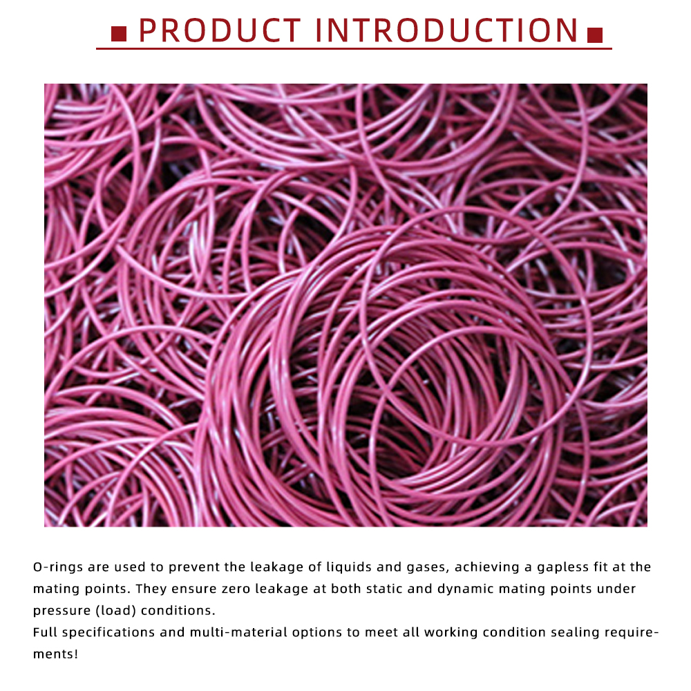 Red-Violet Rubber O-Rings x